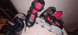 Patines con rodilleras