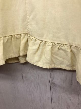 Blusa volantes amarilla