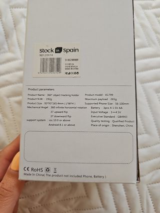 Robot soporte de cámara con seguimiento