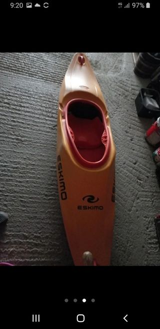 Piragua descenso iniciacion bravas .aguas abiertas