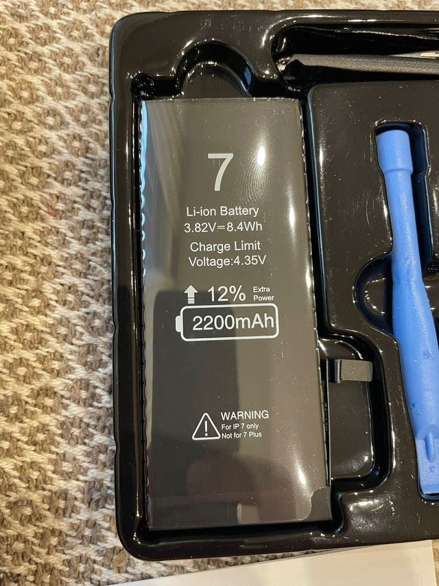 Batería para Phone 7 Alta capacidad + herramientas