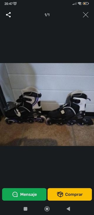 Patines roller extensibles del 33-37
