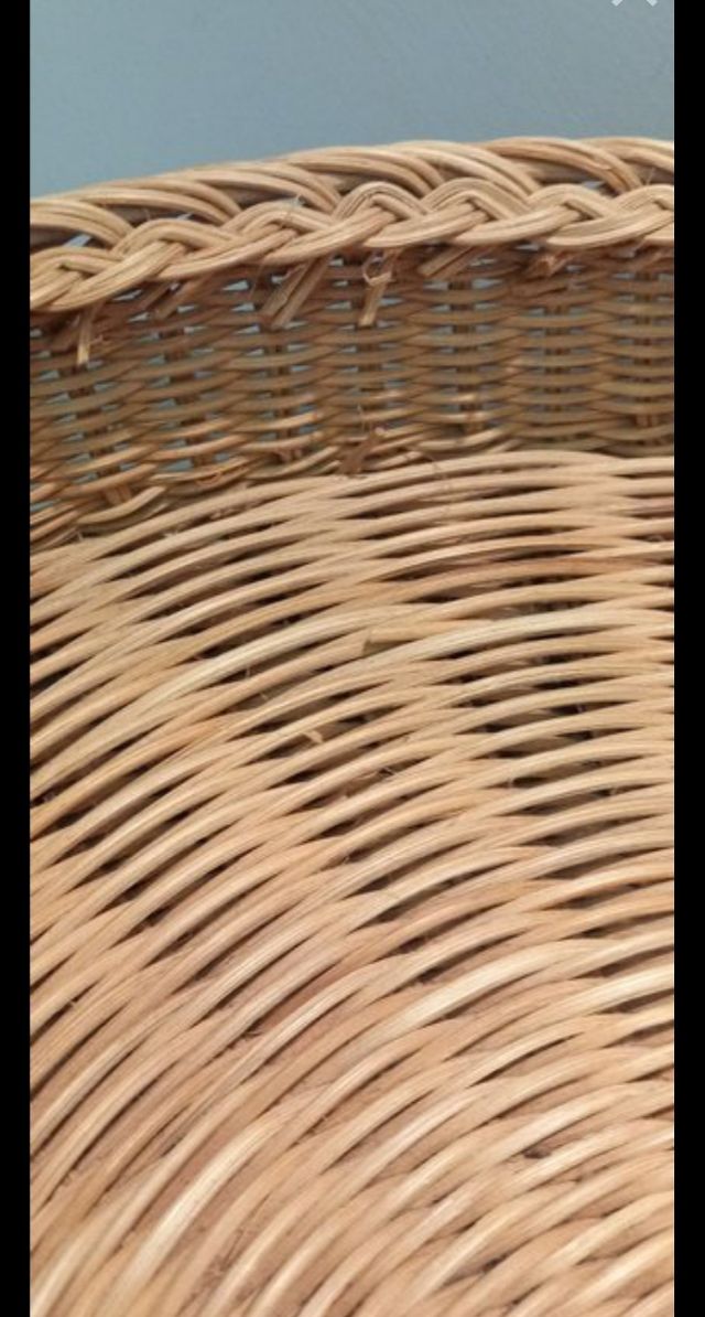 Vassoio design  midollino e legno