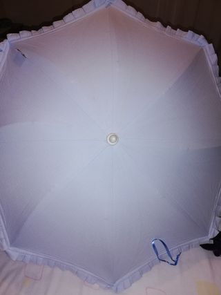 Sombrilla para silleta o carricoche.