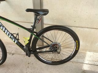 Bicicleta de Montaña carbono Ghost HTX 5. Talla S.
