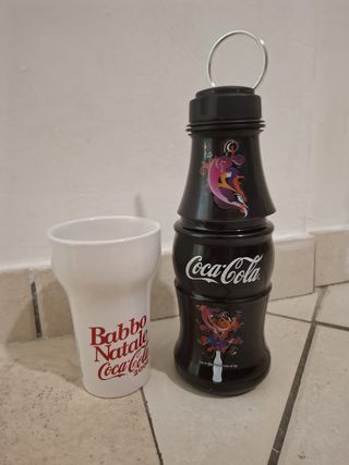 Coca Cola  Borraccia + bicchiere collezione