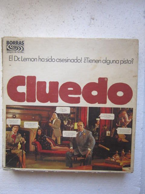 piezas sueltas juego de mesa Cluedo Borrás