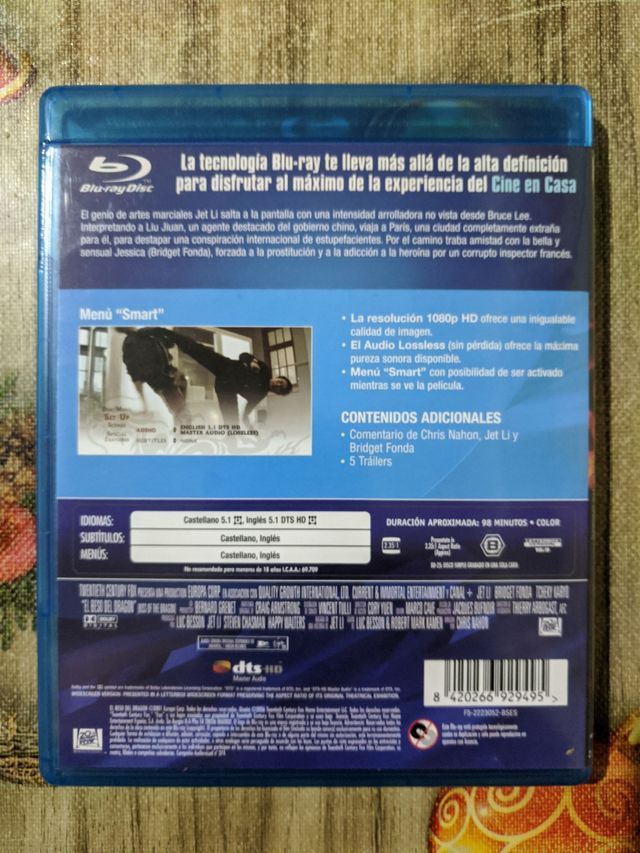 El beso del dragón Blu-ray