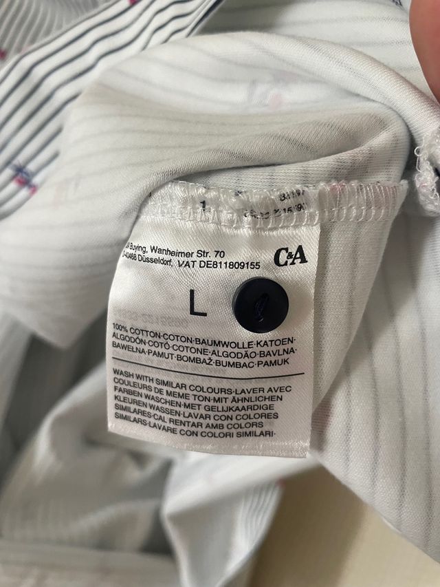 Camisa de noche embarazadas C&A talla L