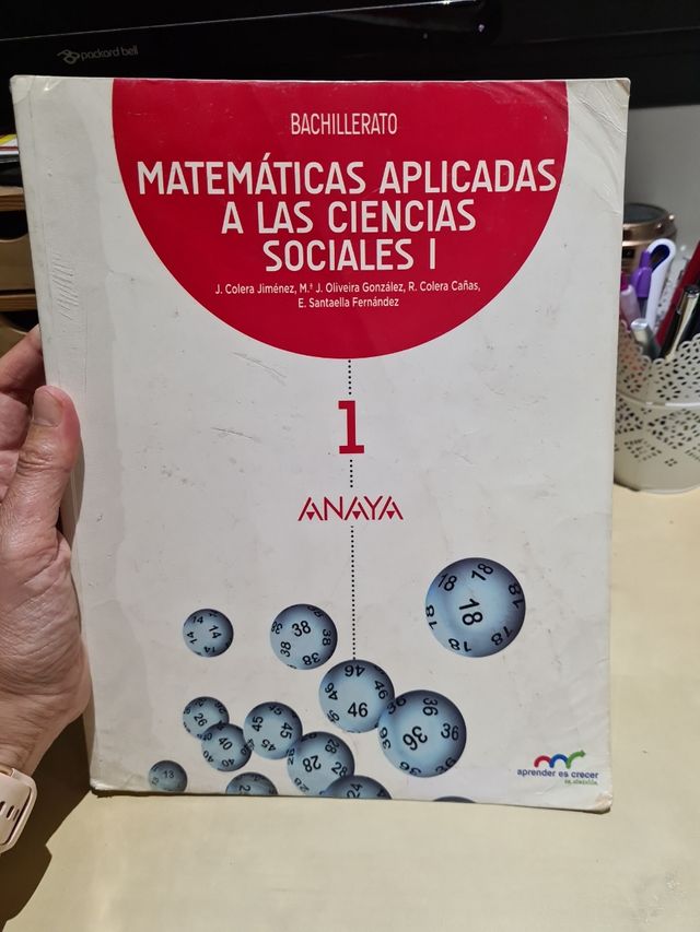 Libro 1 bachillerato matemáticas