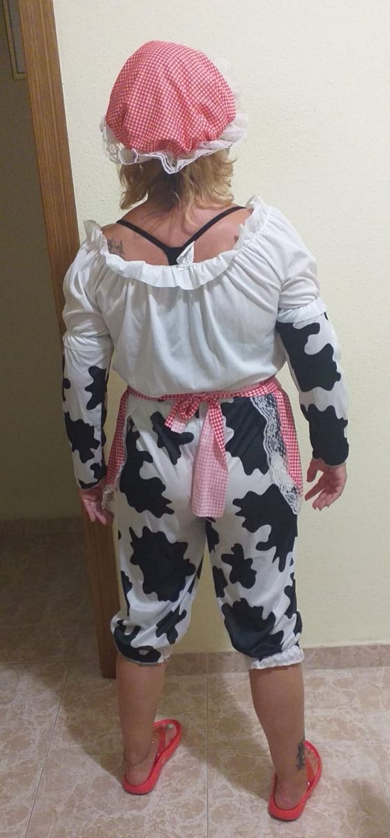 Costume da lattaia. Taglia unica per tutti. Ne ho 2 della stessa taglia.