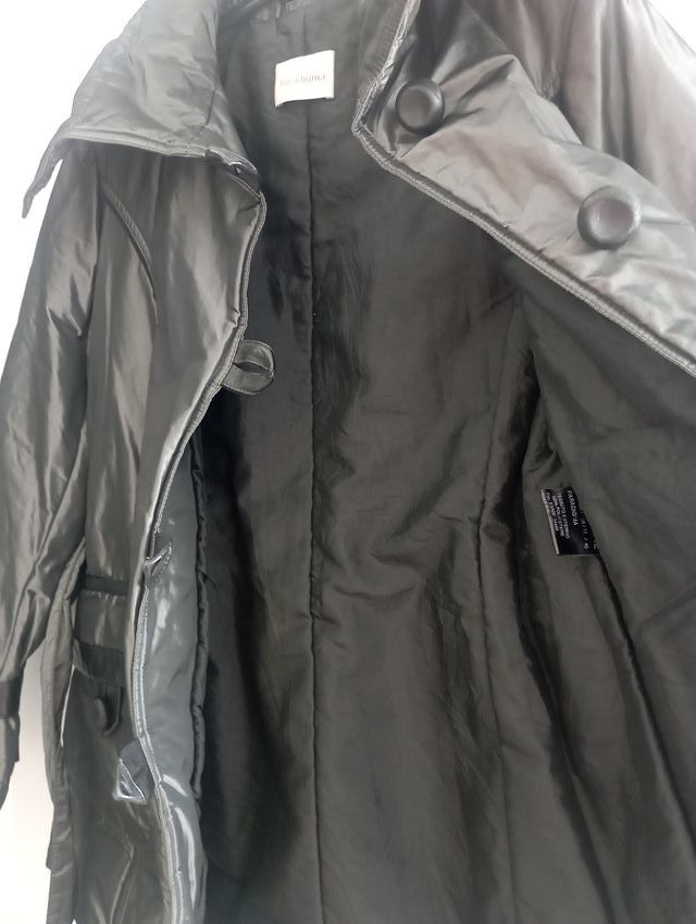 Abrigo chaqueta paradigma negra, hecho en España