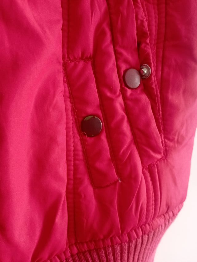 Chaleco rojo de mujer mango casual para invierno.