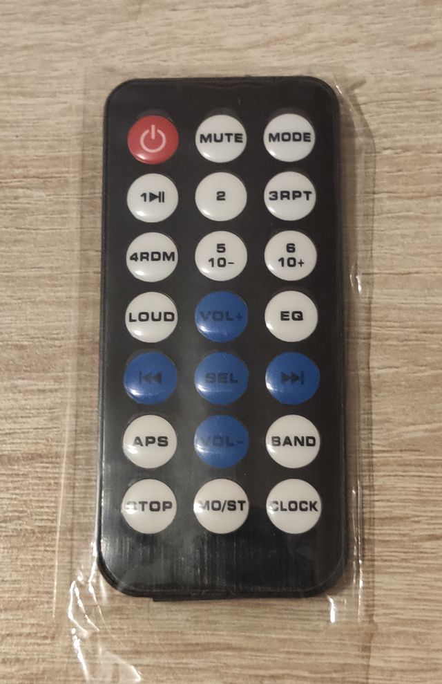 Radio-Reprod. MP3 coche - 60W - BT - Mando