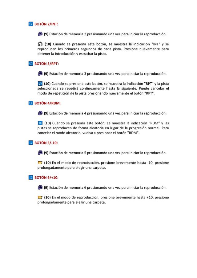 Radio-Reprod. MP3 coche - 60W - BT - Mando