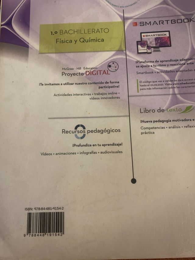 FISICA Y QUIMICAS 1  bachellerato