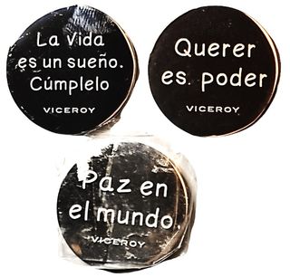 VICEROY - LOTE 3 MEDALLAS (9) - BUENOS DESEOS