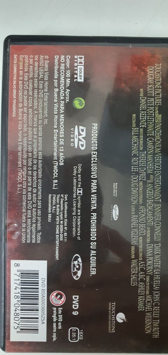 Dark Water (La huella) (2005) 1ª EDICIÓN + GUÍA