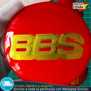 X4 Emblemas BBS 65mm Pegatinas Emblemas Tapacubos