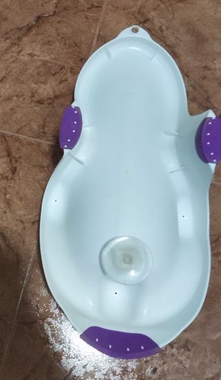Asiento bañera bebé. Sin usar.