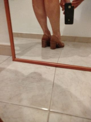 Zapatosde salón piel