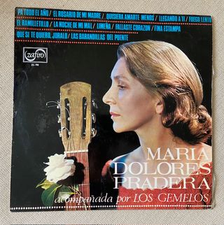 LOTE 9 LP+2 sg MARÍA DOLORES PRADERA. (1 lp doble)