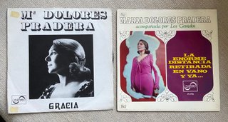 LOTE 9 LP+2 sg MARÍA DOLORES PRADERA. (1 lp doble)