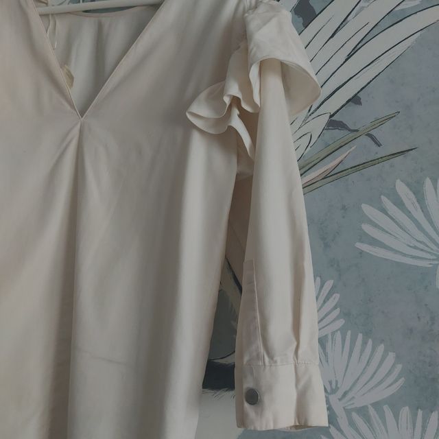 Camisa con volantes Zara edición Limitada. XS