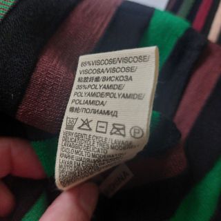 Vestido marca Suncoo rayas con cinturón. XS