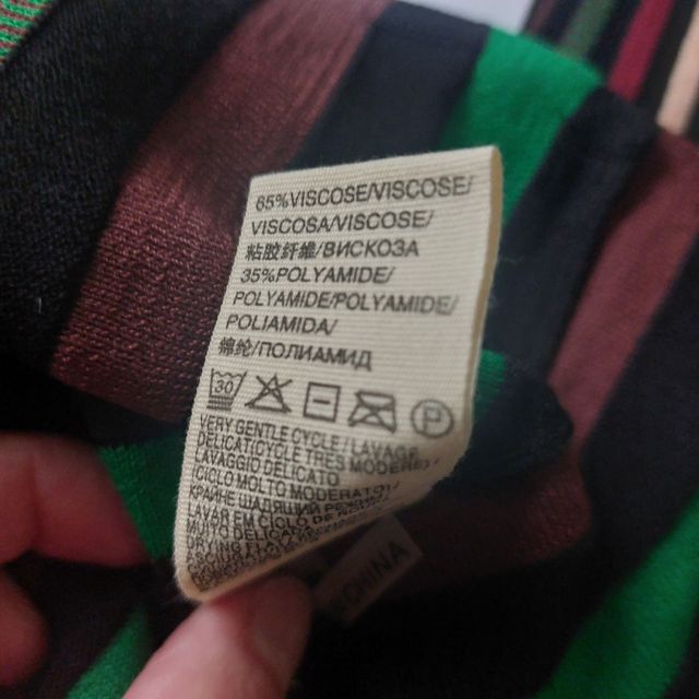 Vestido marca Suncoo rayas con cinturón. XS