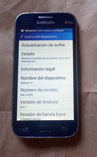Samsung Galaxy J1, simple SIM 