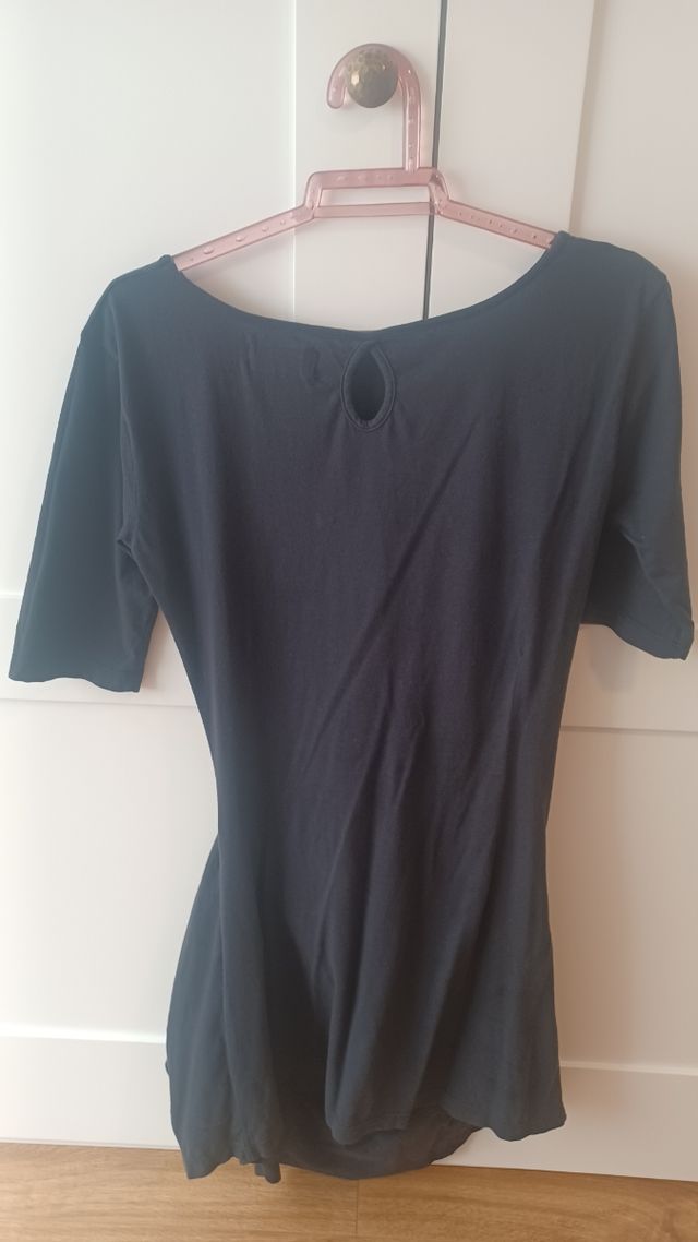 VESTIDO NEGRO DE ALGODÓN