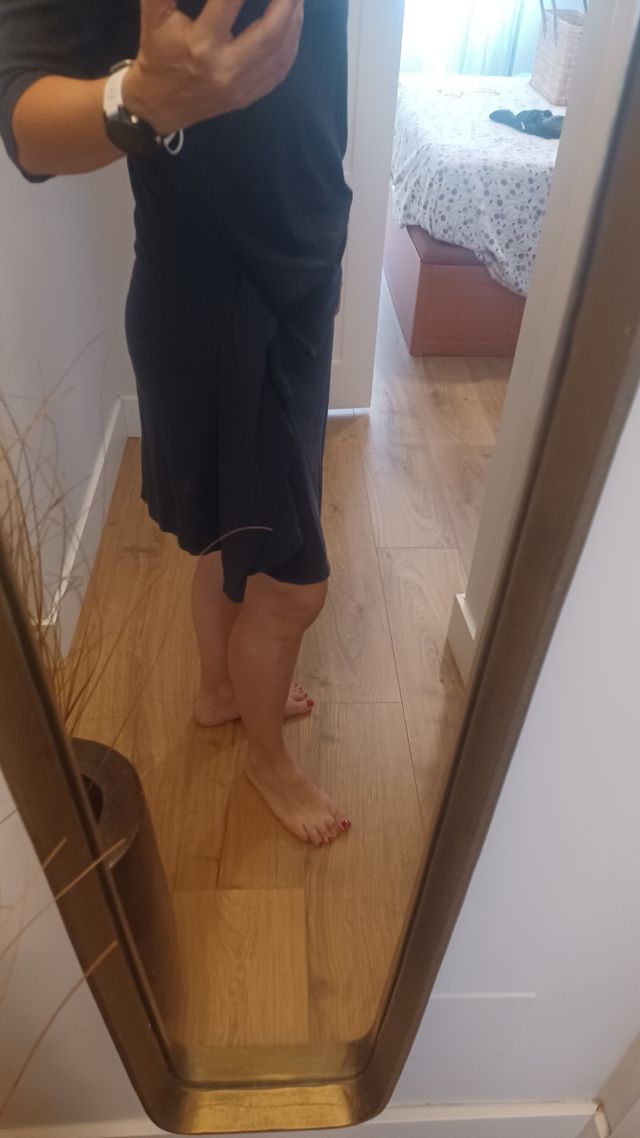 VESTIDO NEGRO DE ALGODÓN