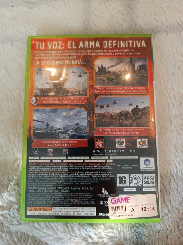 Tom Clancy's Endwar para Xbox 360