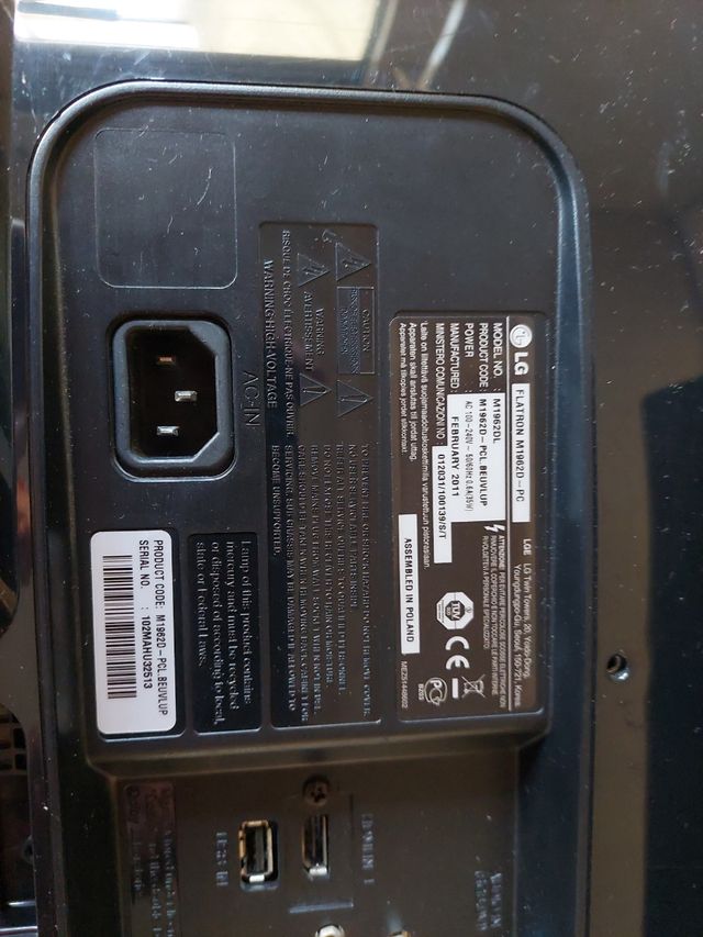 Tv LG HD flatron 19"