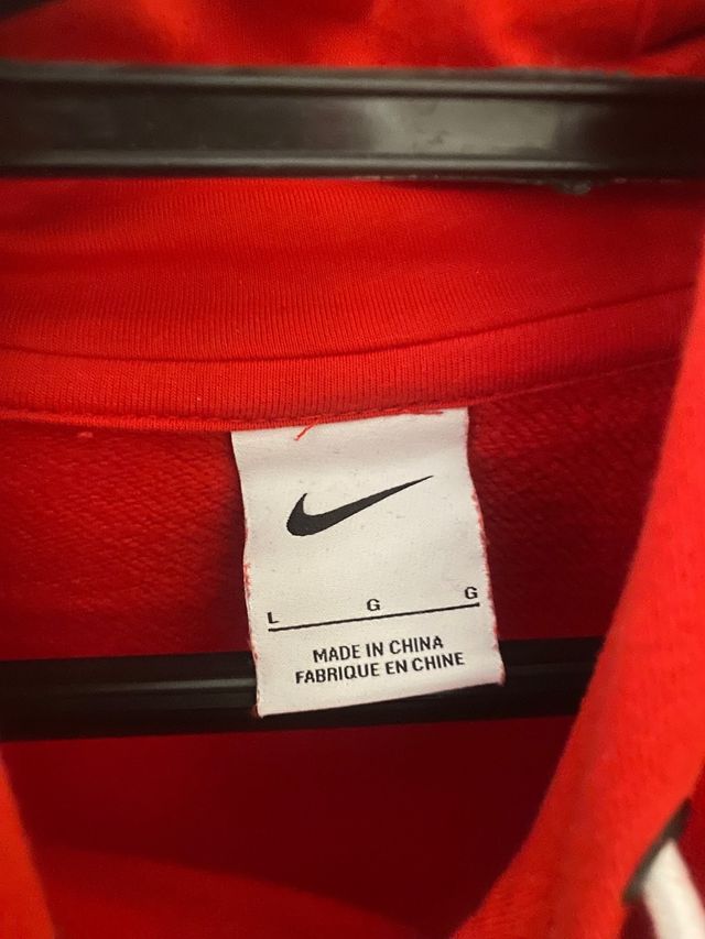 Sudadera nike roja
