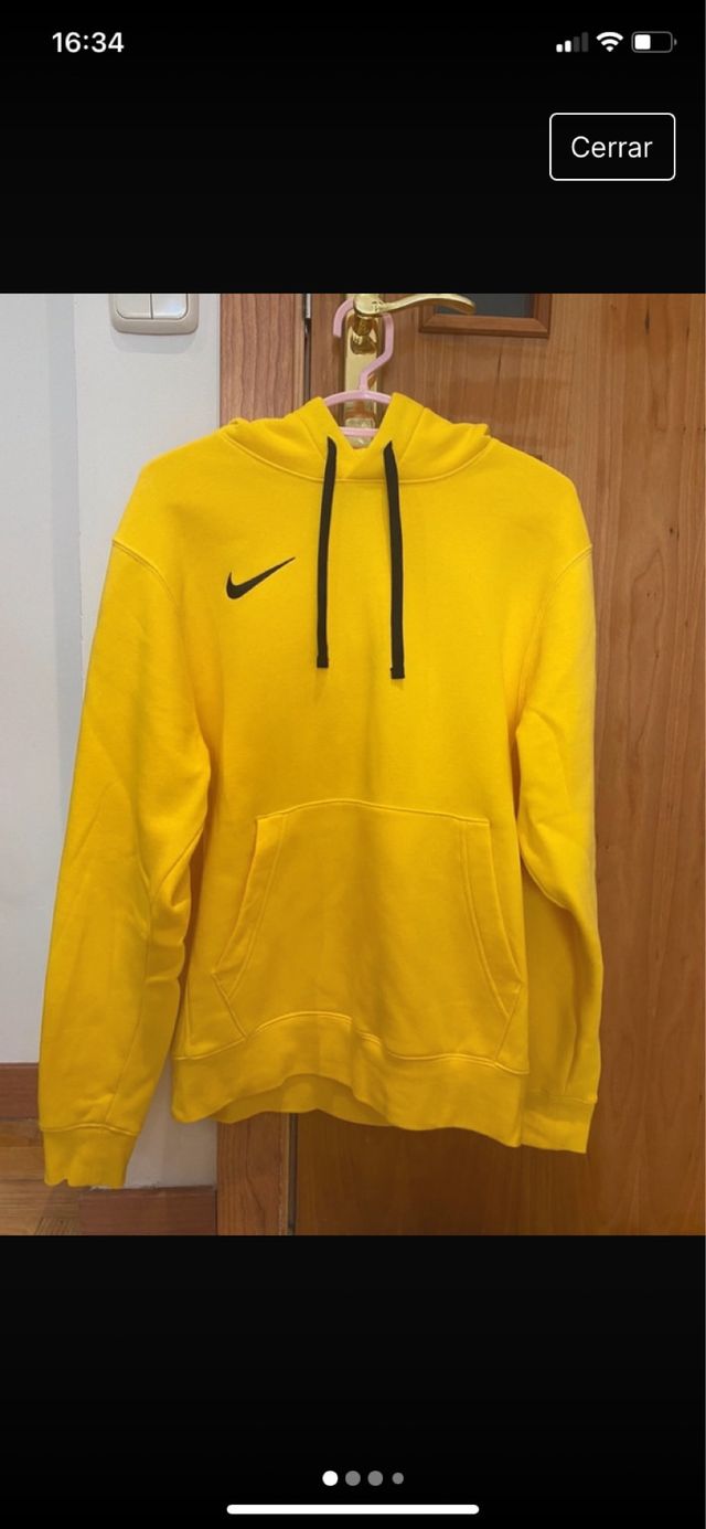 Sudadera nike amarilla