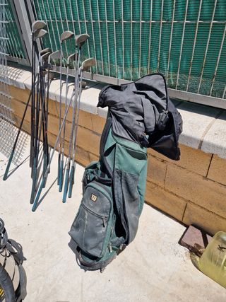 Juego de palos de golf y bolsa