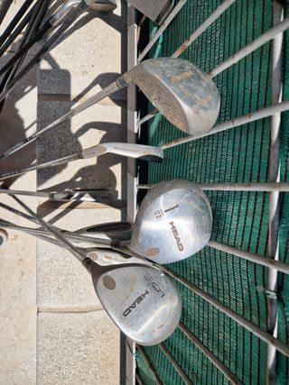 Juego de palos de golf y bolsa