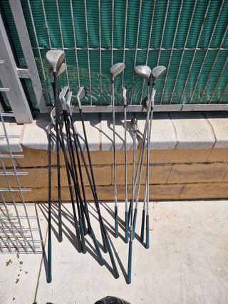 Juego de palos de golf y bolsa