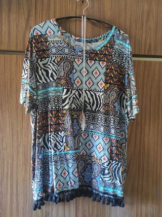 Camiseta motivos etnicos