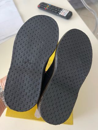 Scarpe pelle bimbo 24