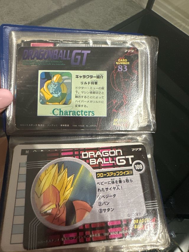 Cartas dragon ball z