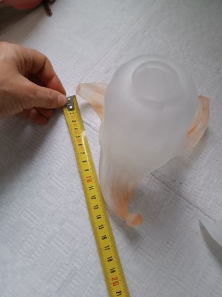 Campane in  vetro per lampadario