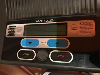 Cinta de correr marca weslo