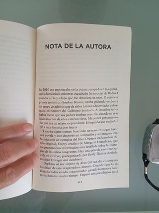 Novela Un océano entre nosotros