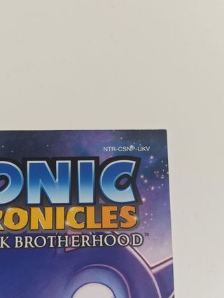 Instrucciones Sonic Chronicles NDS