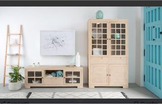 Vitrina y mueble TV Banak Importa