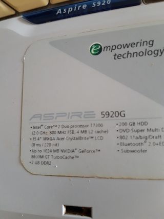 Computer ACER  per pezzi di ricambio 
