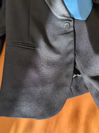 Traje smocking negro